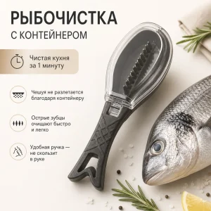 Рыбочистки с контейнером от чешуи рыб