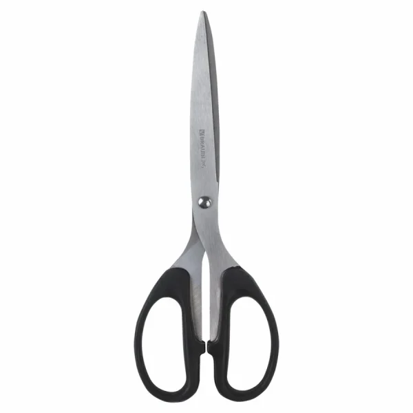 Ножницы Brauberg Classic 210мм, симметричные ручки, черные (230935), 12шт.