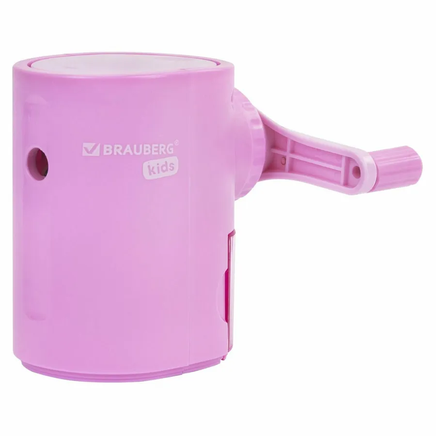 Точилка механическая Brauberg Kids (1 отверстие, корпус лавандовый, крепление к столу) (272004), 12шт.