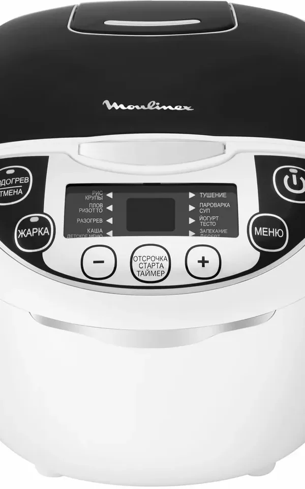Мультиварка Moulinex Fuzzy Logic MK707832, 750 Вт, белый/черный