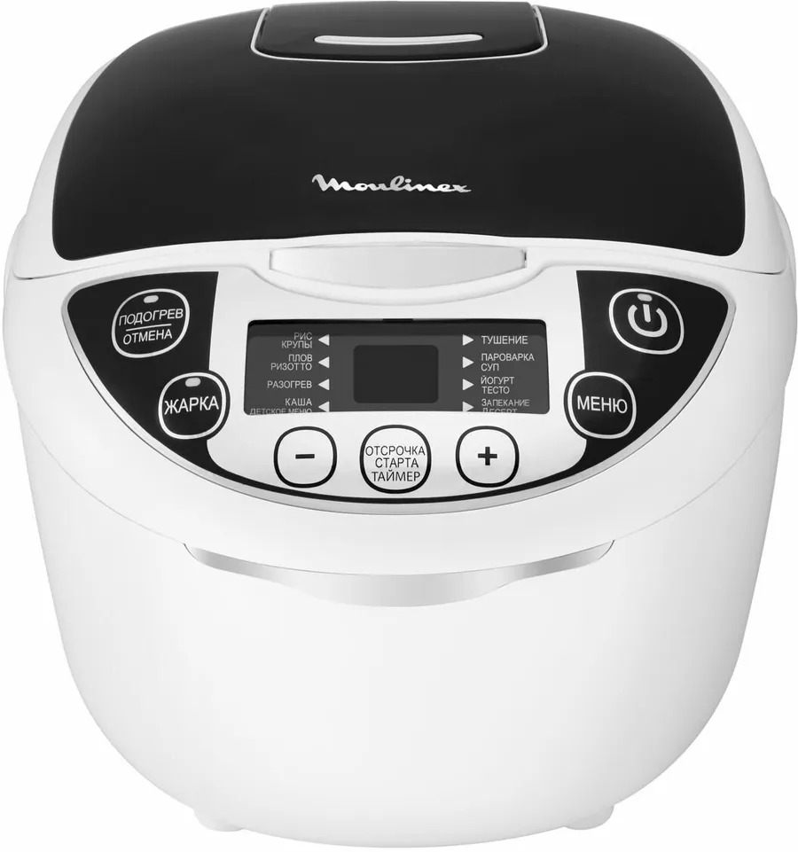 Мультиварка Moulinex Fuzzy Logic MK707832, 750 Вт, белый/черный
