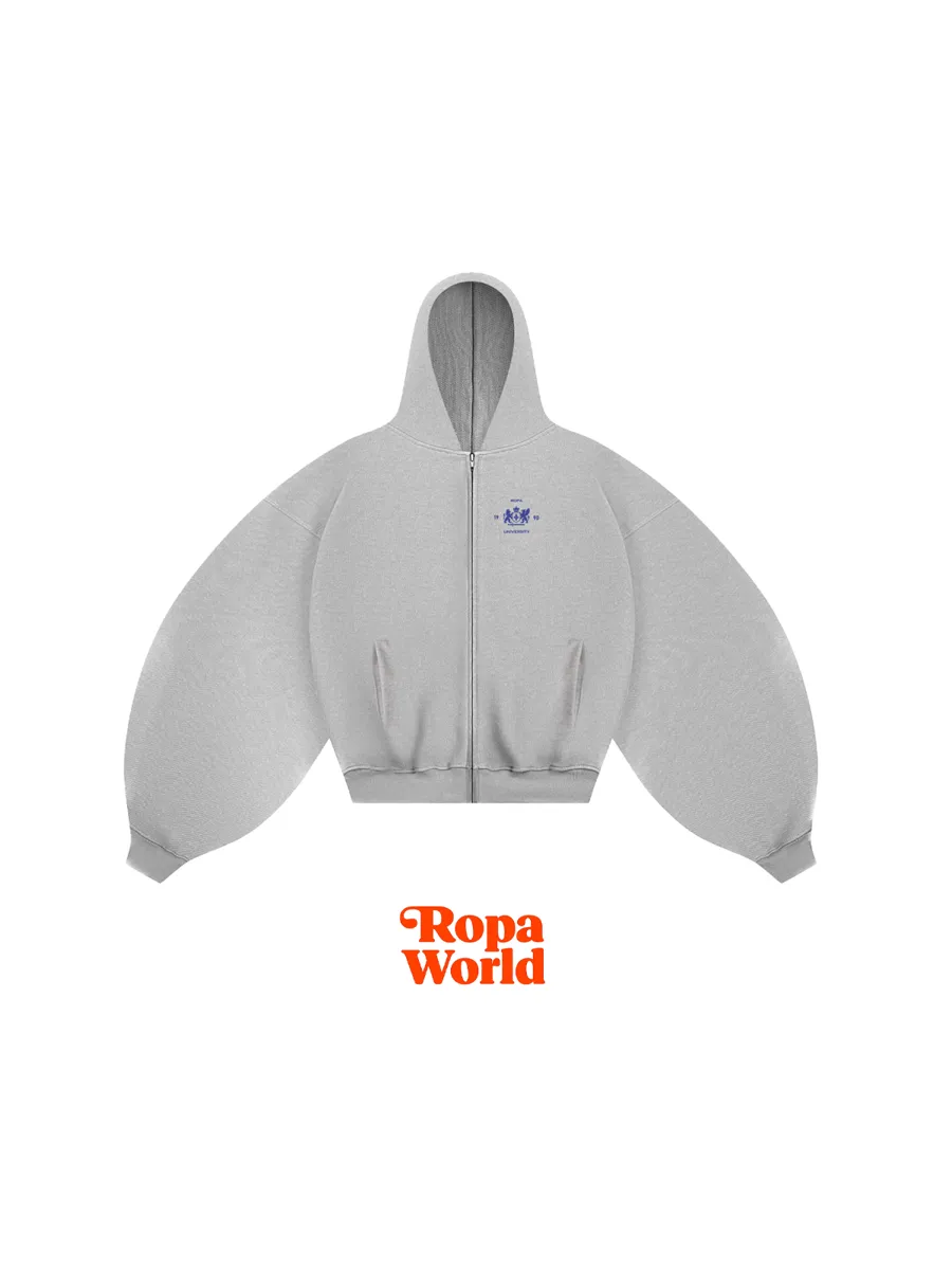 Худи Ropa World Зип Укороченное "University"