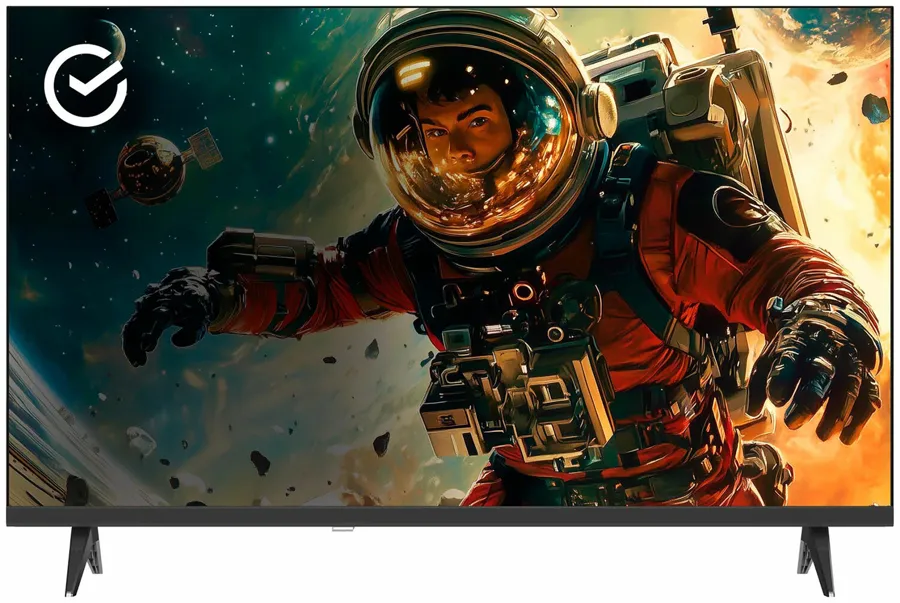 Телевизор Sber SDX-32H3113, 32 дюйма, HD, смарт ТВ, Салют ТВ, черный
