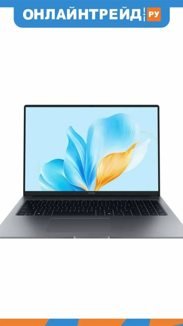 Ноутбук Honor MicBook X 16 16 FHD+ IPS 60Hz 300nits i5-13420H(2.1ГГц), 16Гб LPDDR4x, SSD 512Гб, UHDG, без ОС, Grey (5301ALXN)