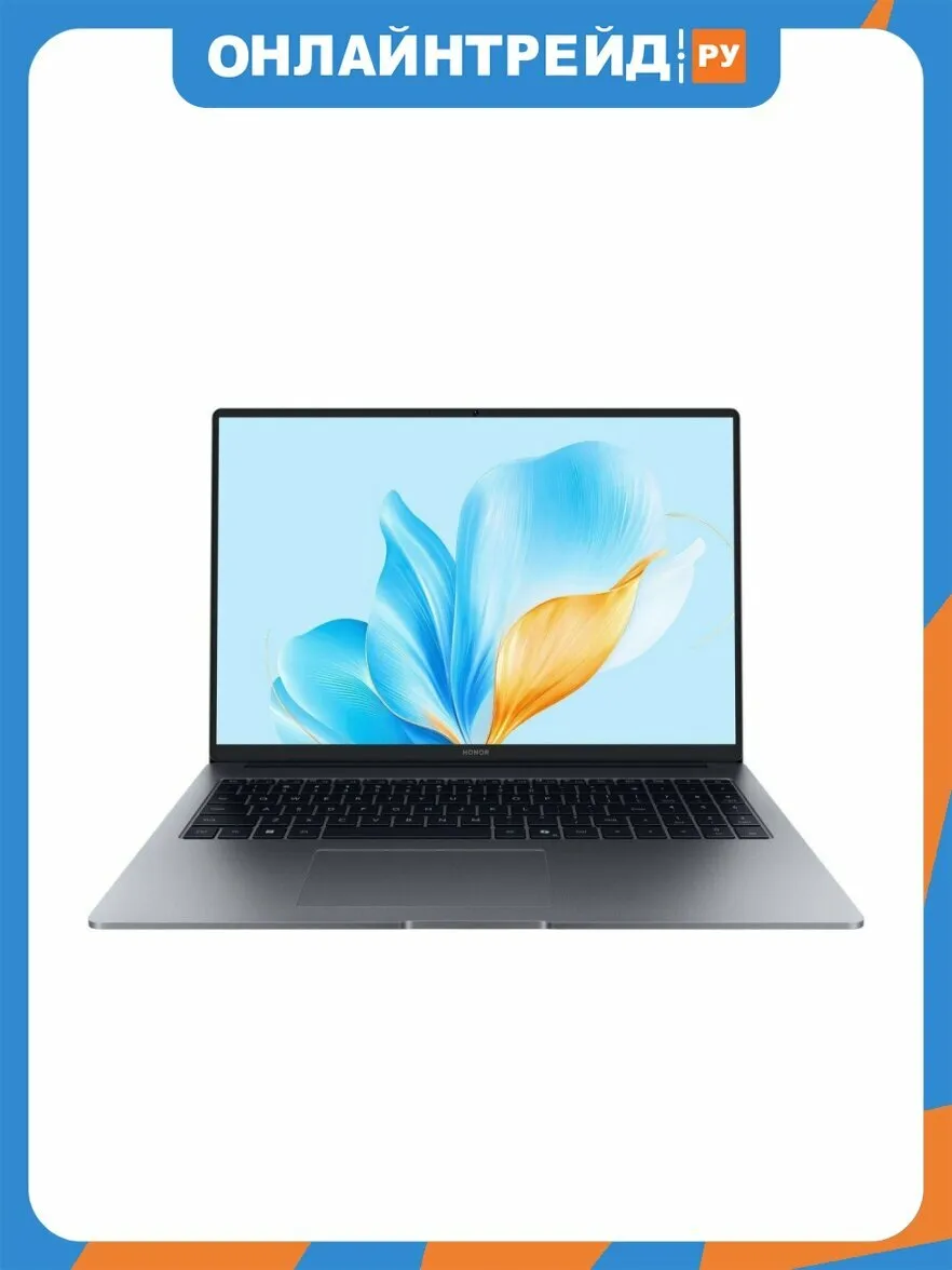 Ноутбук Honor MicBook X 16 16 FHD+ IPS 60Hz 300nits i5-13420H(2.1ГГц), 16Гб LPDDR4x, SSD 512Гб, UHDG, без ОС, Grey (5301ALXN)