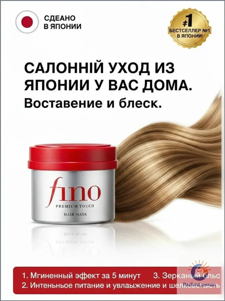 Shiseido Fino Маска для волос 230 мл