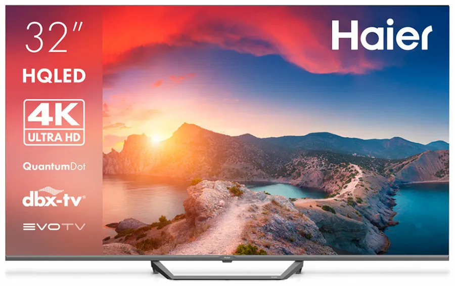 Телевизор Haier 32 Smart TV S2 Pro, 32 дюйма, Full HD, смарт ТВ, Android TV 11, черный